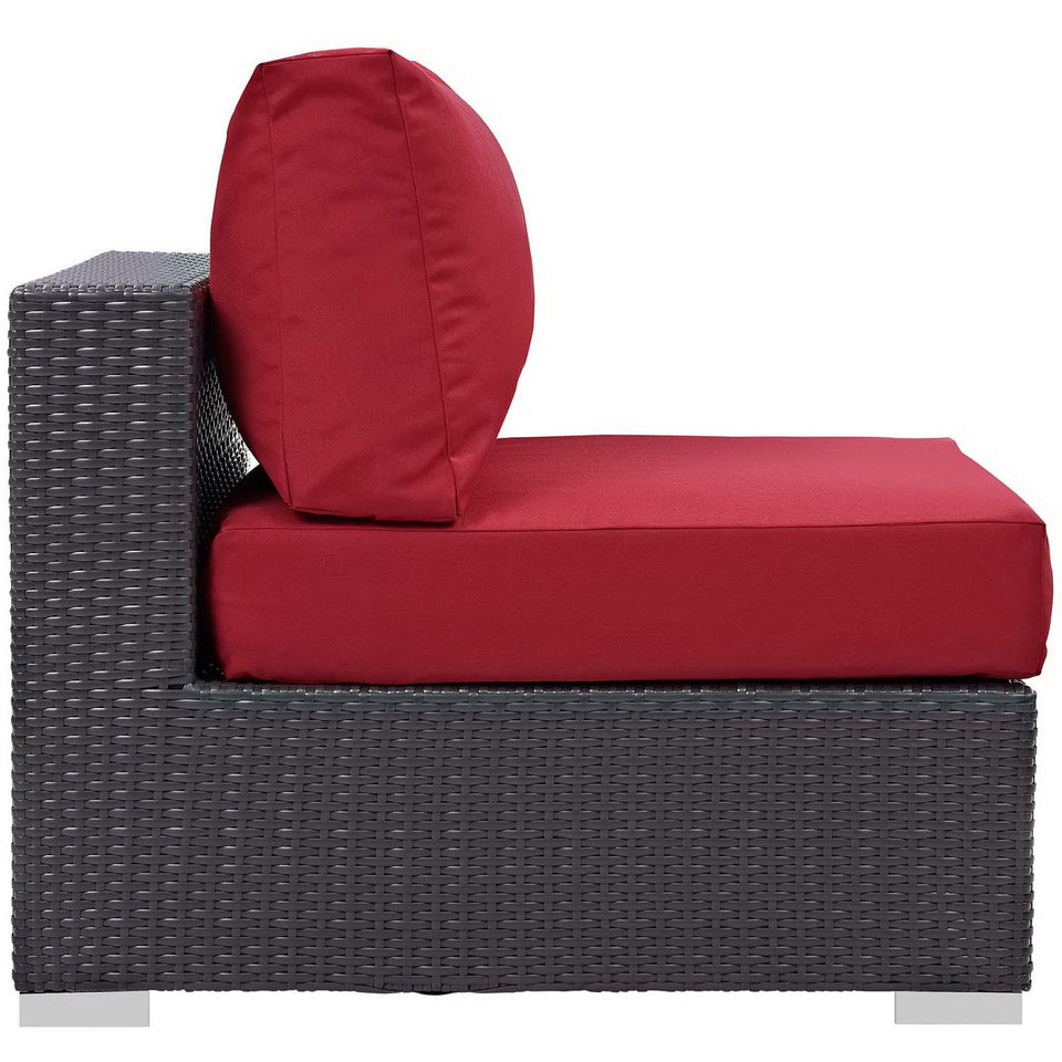 Convene 5 Piece Set Outdoor with Fire Pit by Modway
