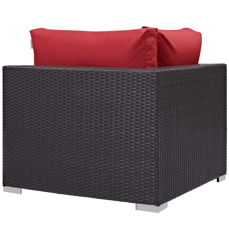Convene 5 Piece Set Outdoor with Fire Pit by Modway
