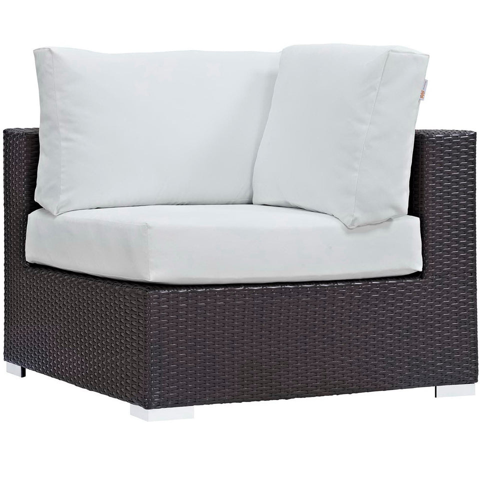 Convene 5 Piece Set Outdoor with Fire Pit by Modway