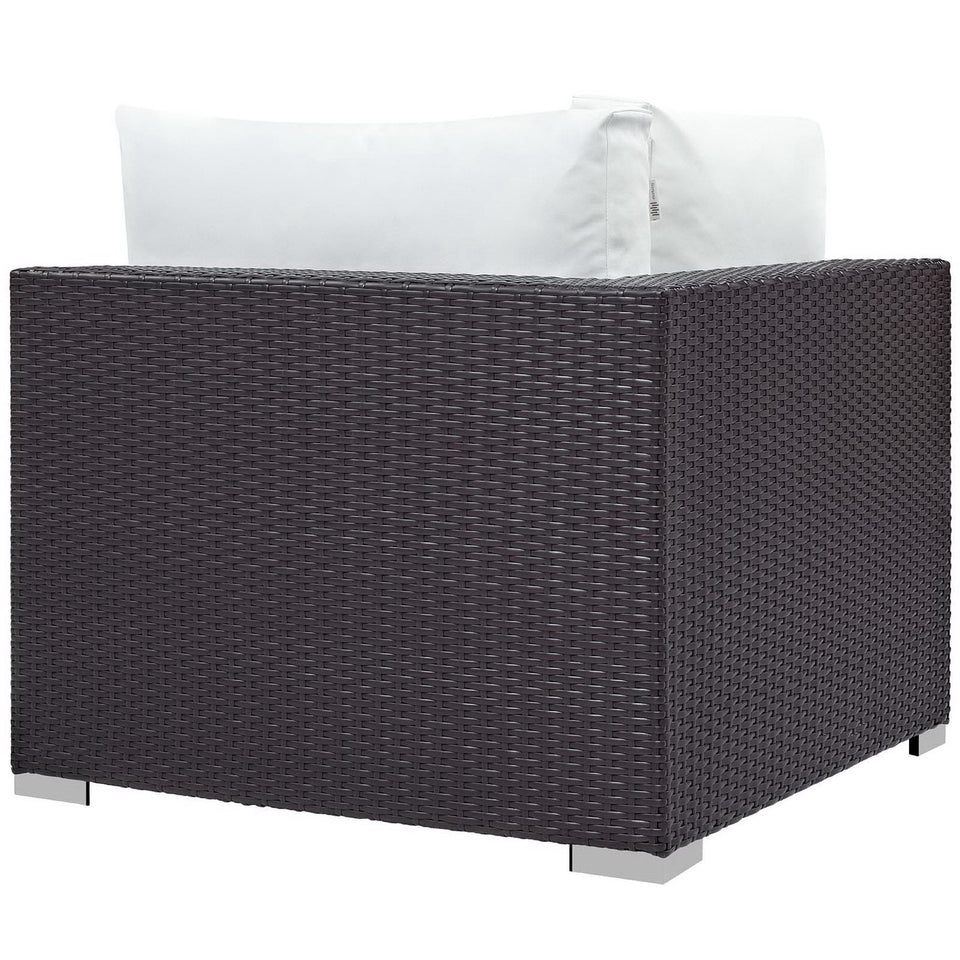 Convene 5 Piece Set Outdoor with Fire Pit by Modway