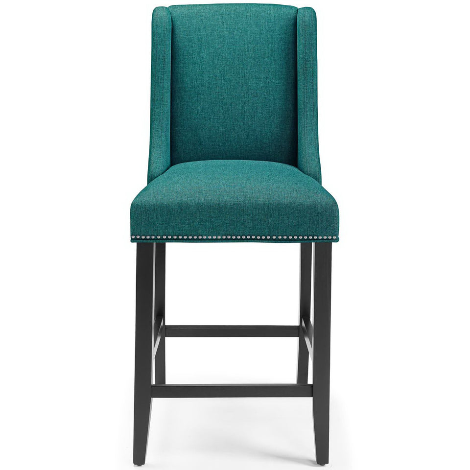 Baron Upholstered Fabric Counter Stool by Modway