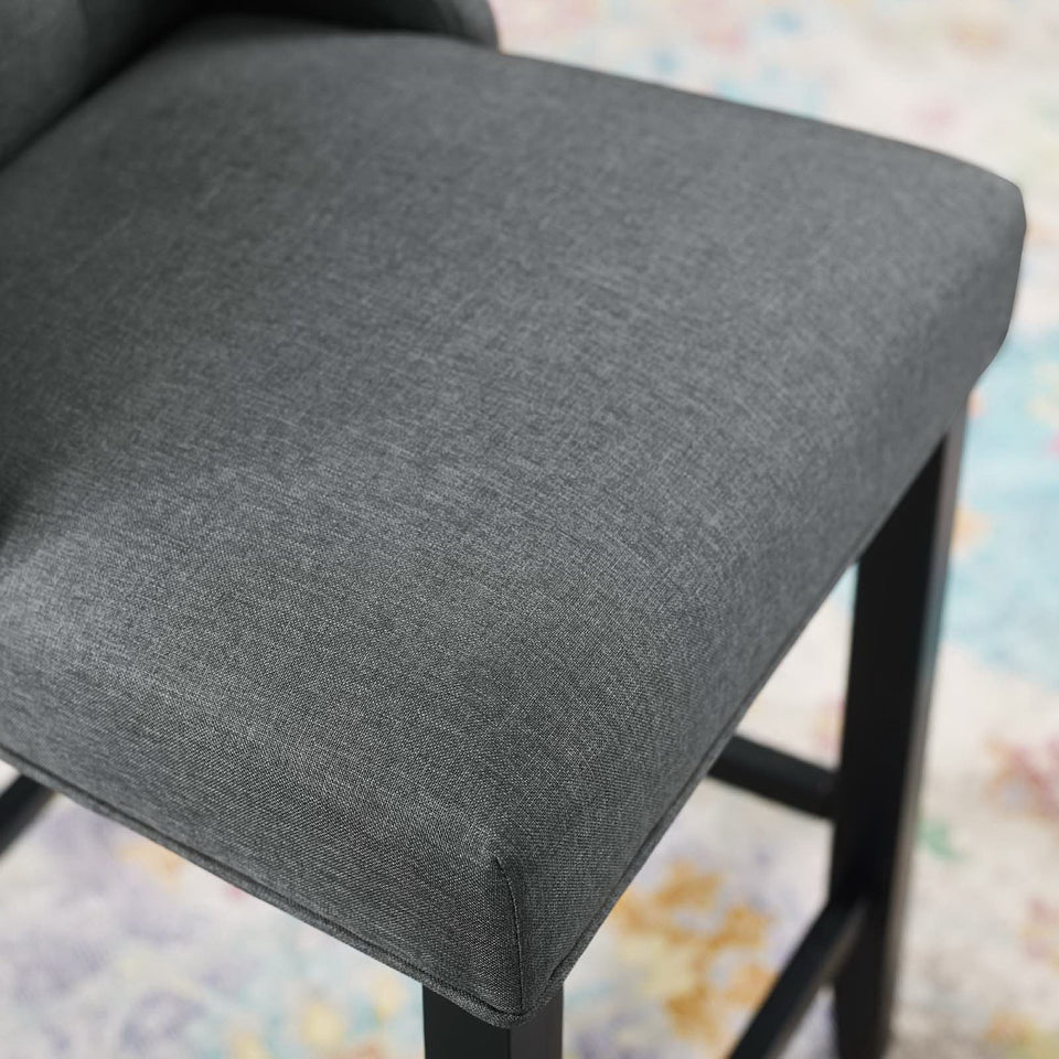 Baronet Tufted Button Upholstered Fabric Counter Stool by Modway