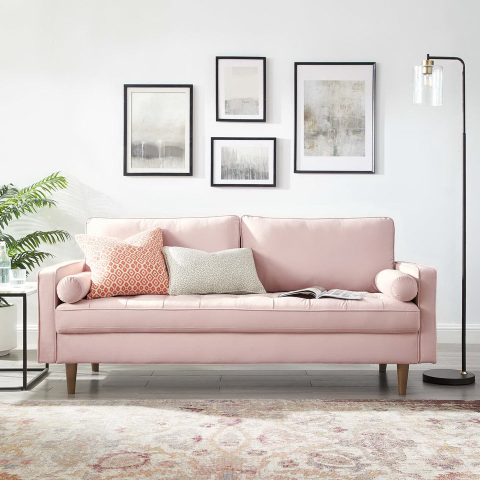 Valour Performance Velvet Sofa by Modway