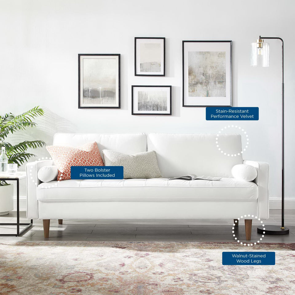 Valour Performance Velvet Sofa by Modway