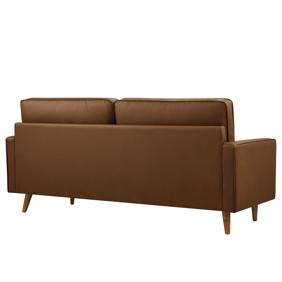 Valour Tufted Vegan Leather Sofa by Modway