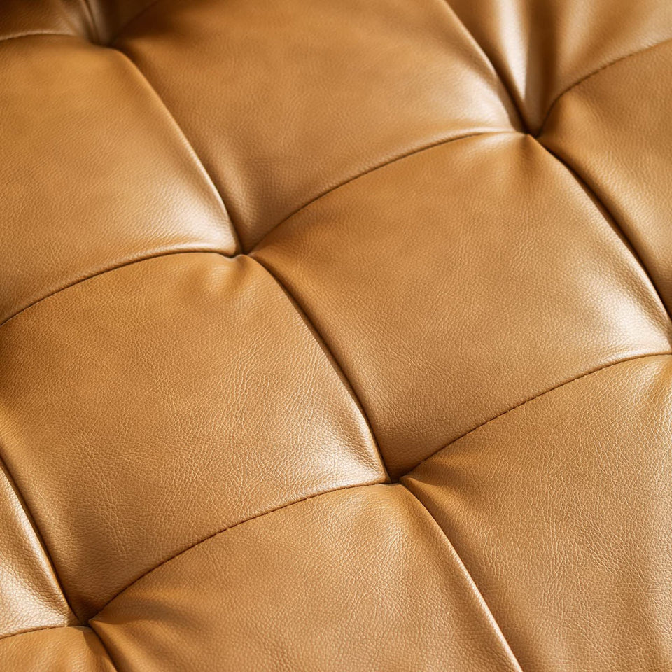 Valour Tufted Vegan Leather Sofa by Modway