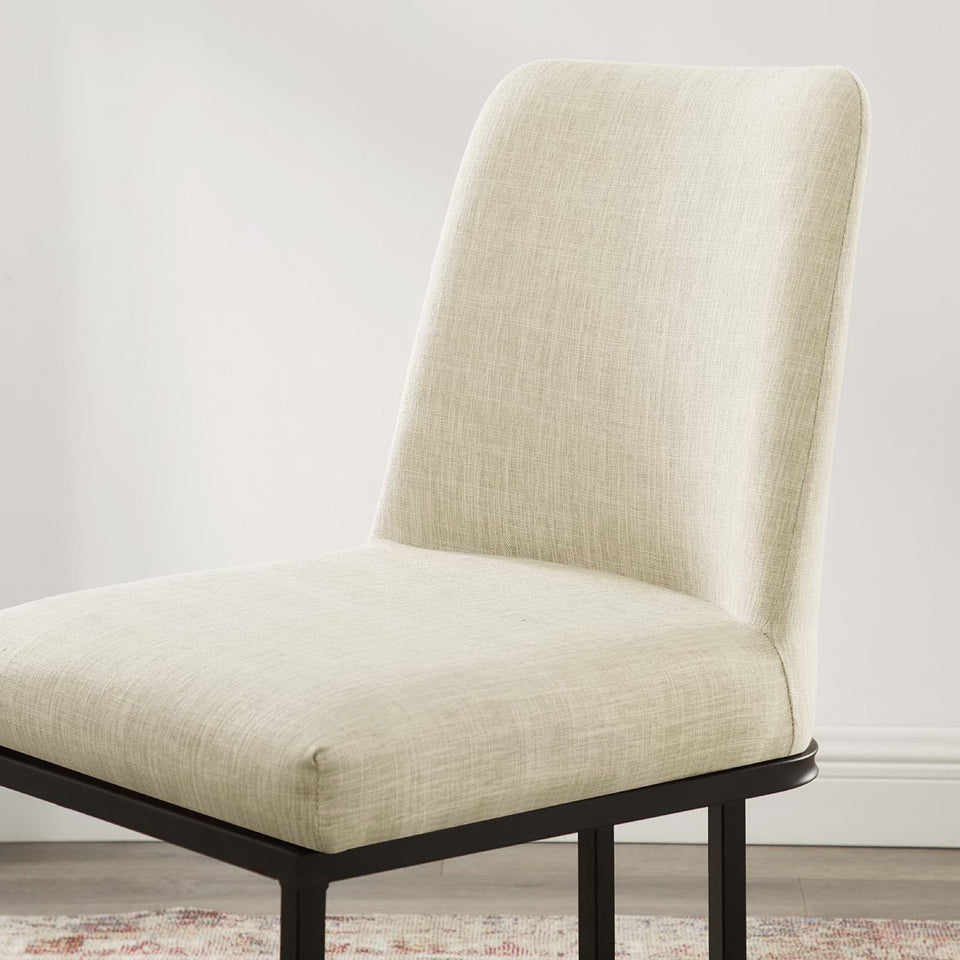 Amplify Sled Base Upholstered Fabric Dining Side Chair by Modway