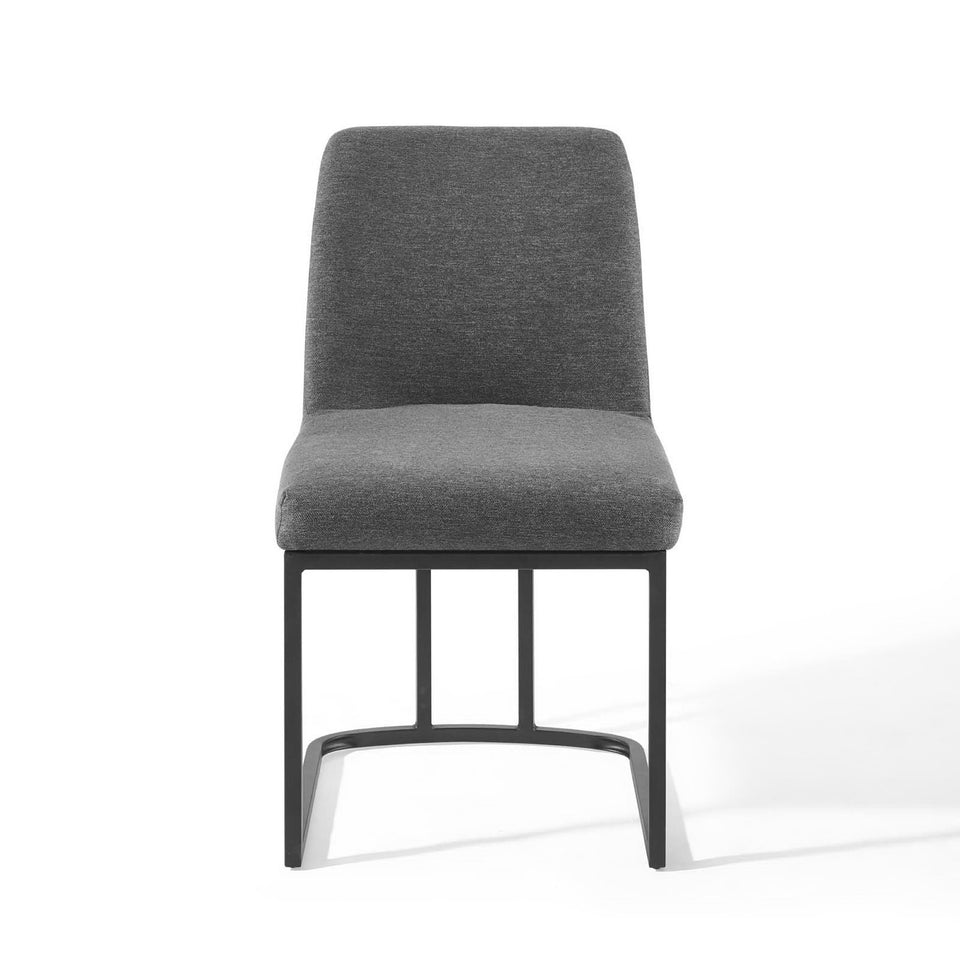 Amplify Sled Base Upholstered Fabric Dining Side Chair by Modway