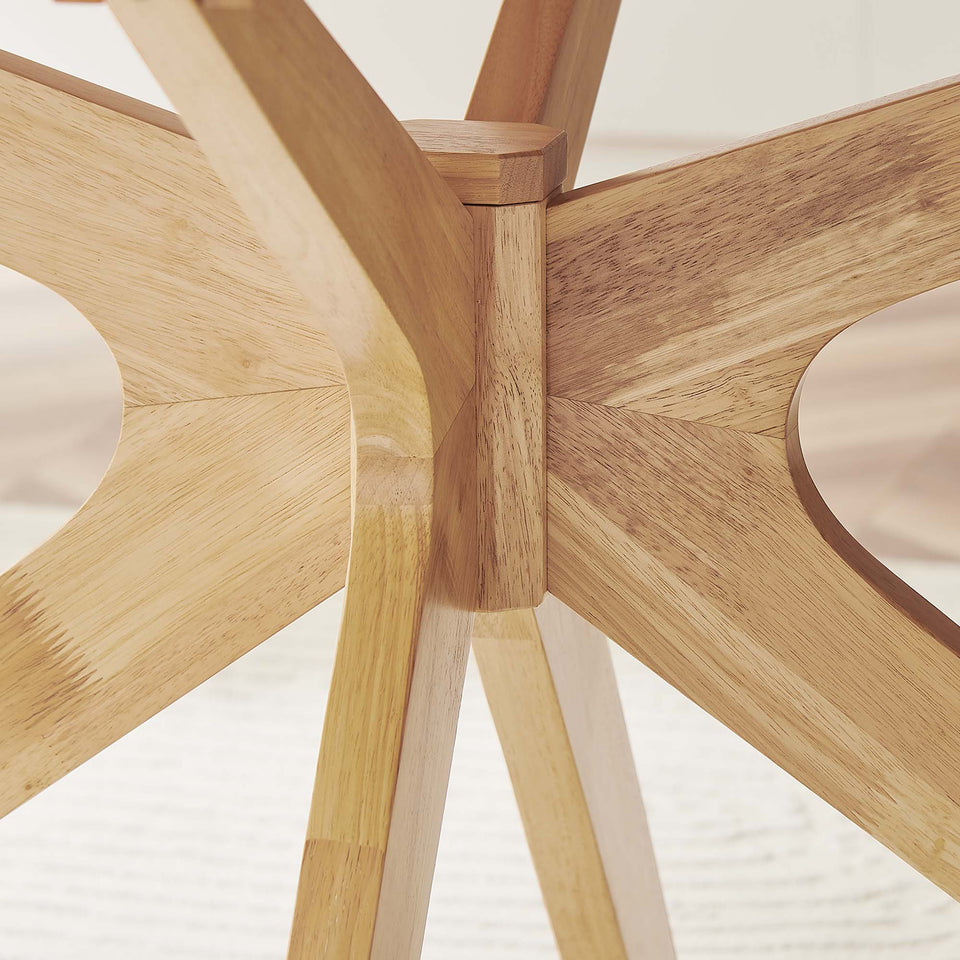 Crossroads 63" Oval Wood Dining Table by Modway