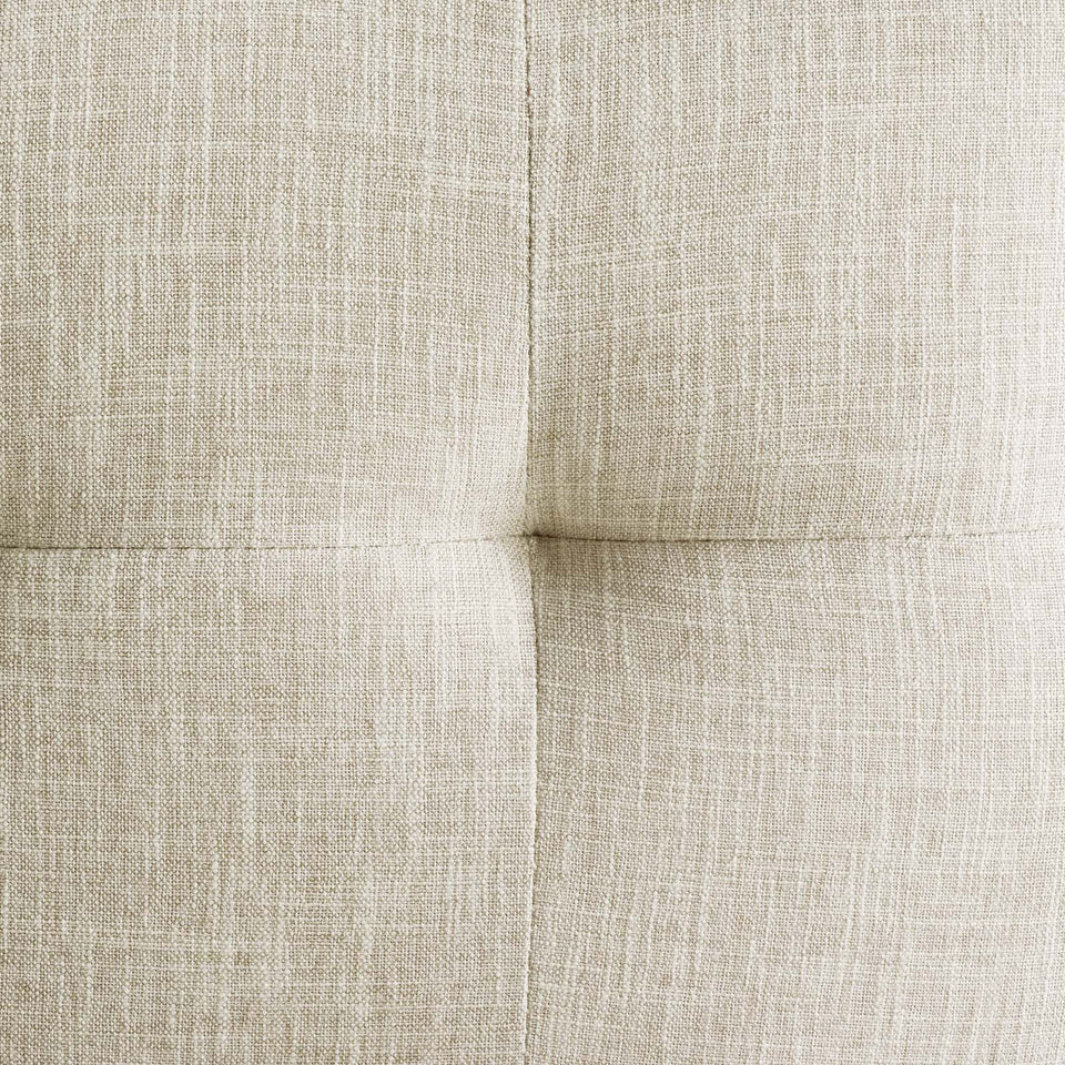 Privy Gold Stainless Steel Upholstered Fabric Bar Stool by Modway