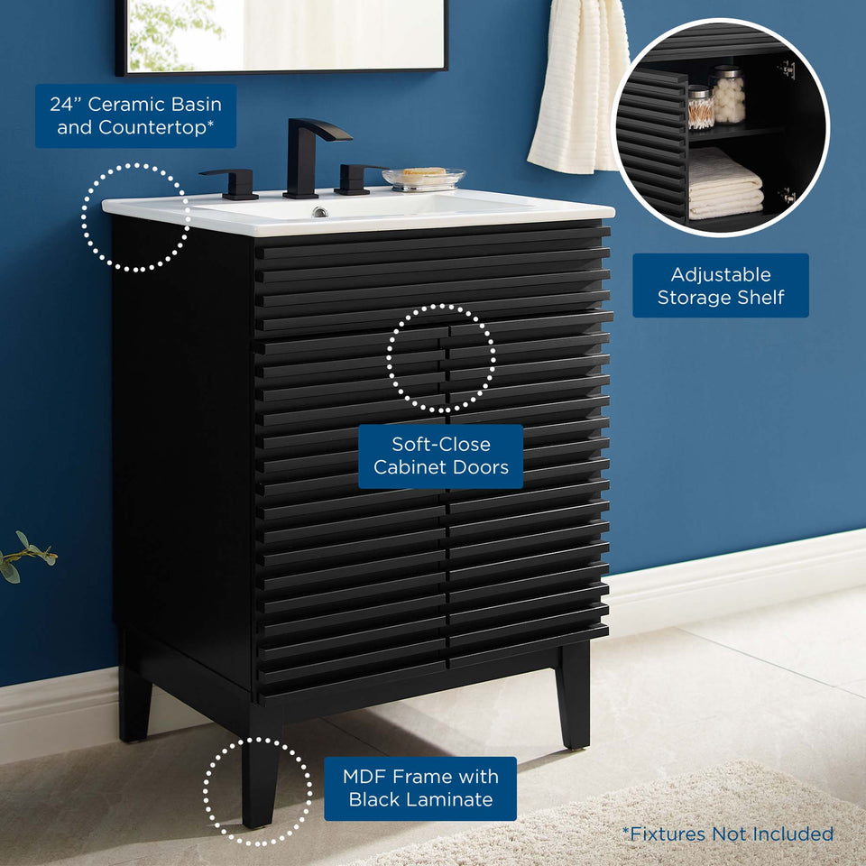 Render 24" Bathroom Vanity by Modway