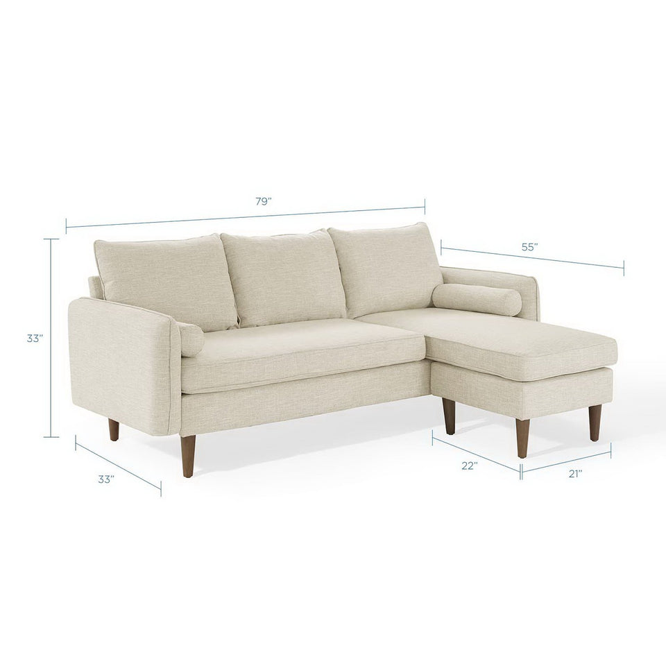 Revive Upholstered Right or Left Sectional Sofa by Modway