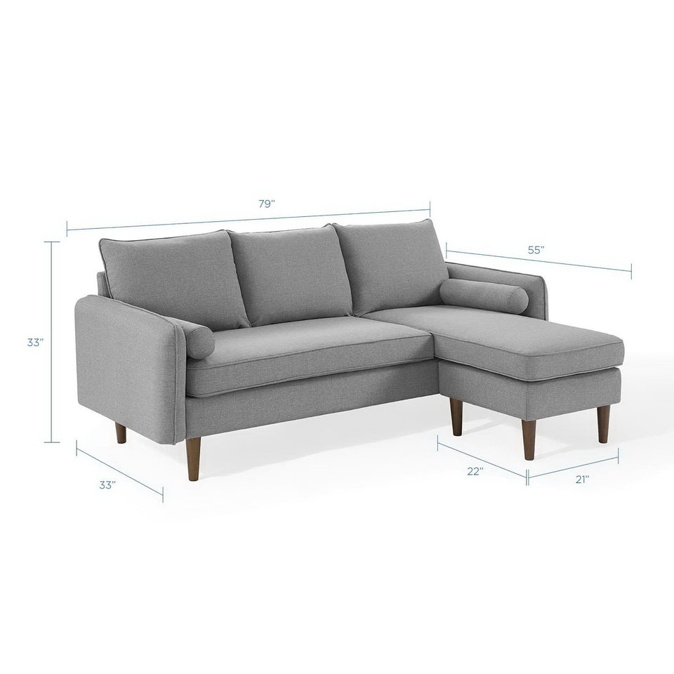Revive Upholstered Right or Left Sectional Sofa by Modway
