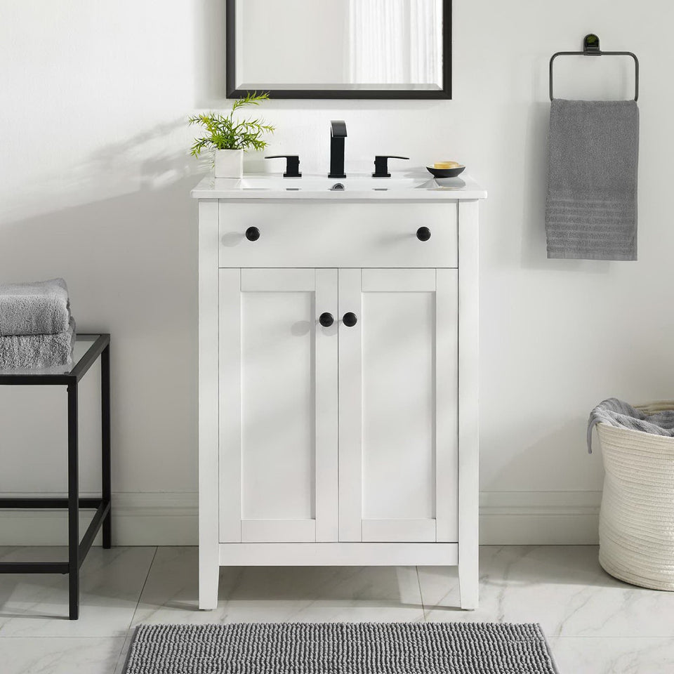 Nantucket 24" Bathroom Vanity Cabinet (Sink Basin Not Included) by Modway