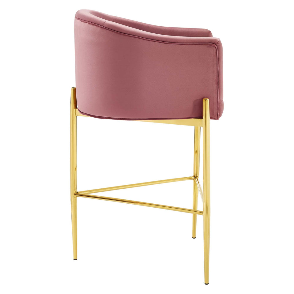Savour Tufted Performance Velvet Bar Stool by Modway
