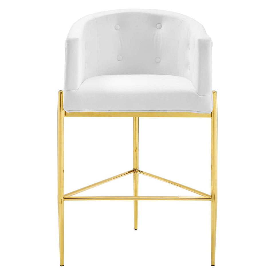 Savour Tufted Performance Velvet Bar Stool by Modway
