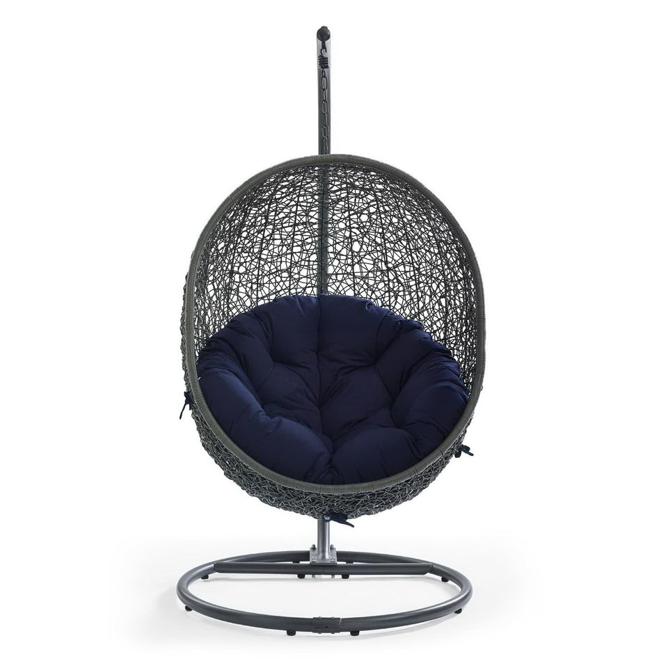 Hide Outdoor Patio Sunbrella® Swing Chair With Stand by Modway