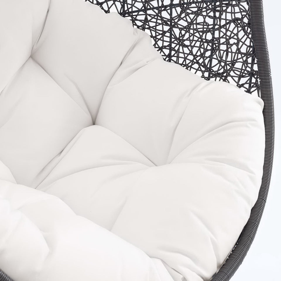 Hide Outdoor Patio Sunbrella® Swing Chair With Stand by Modway