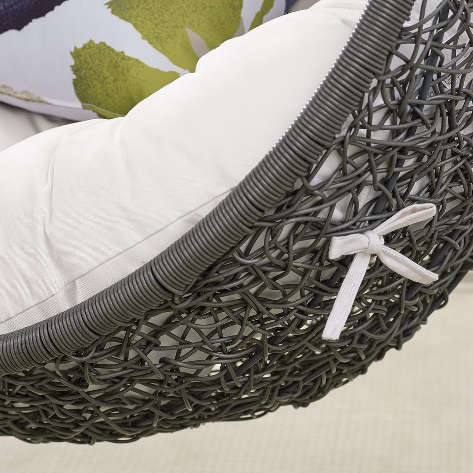 Hide Outdoor Patio Sunbrella® Swing Chair With Stand by Modway