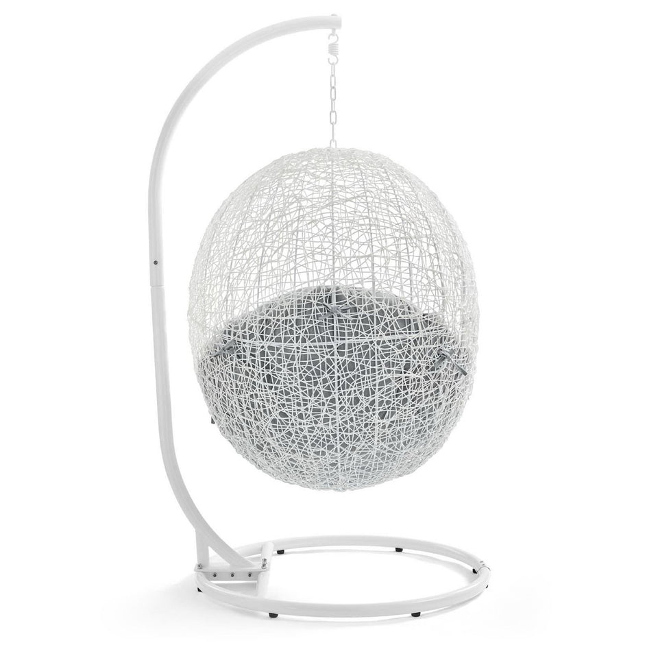 Hide Outdoor Patio Sunbrella® Swing Chair With Stand by Modway