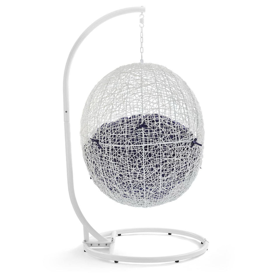 Hide Outdoor Patio Sunbrella® Swing Chair With Stand by Modway