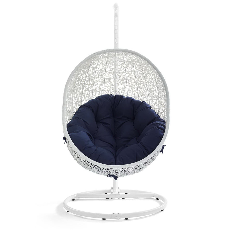 Hide Outdoor Patio Sunbrella® Swing Chair With Stand by Modway