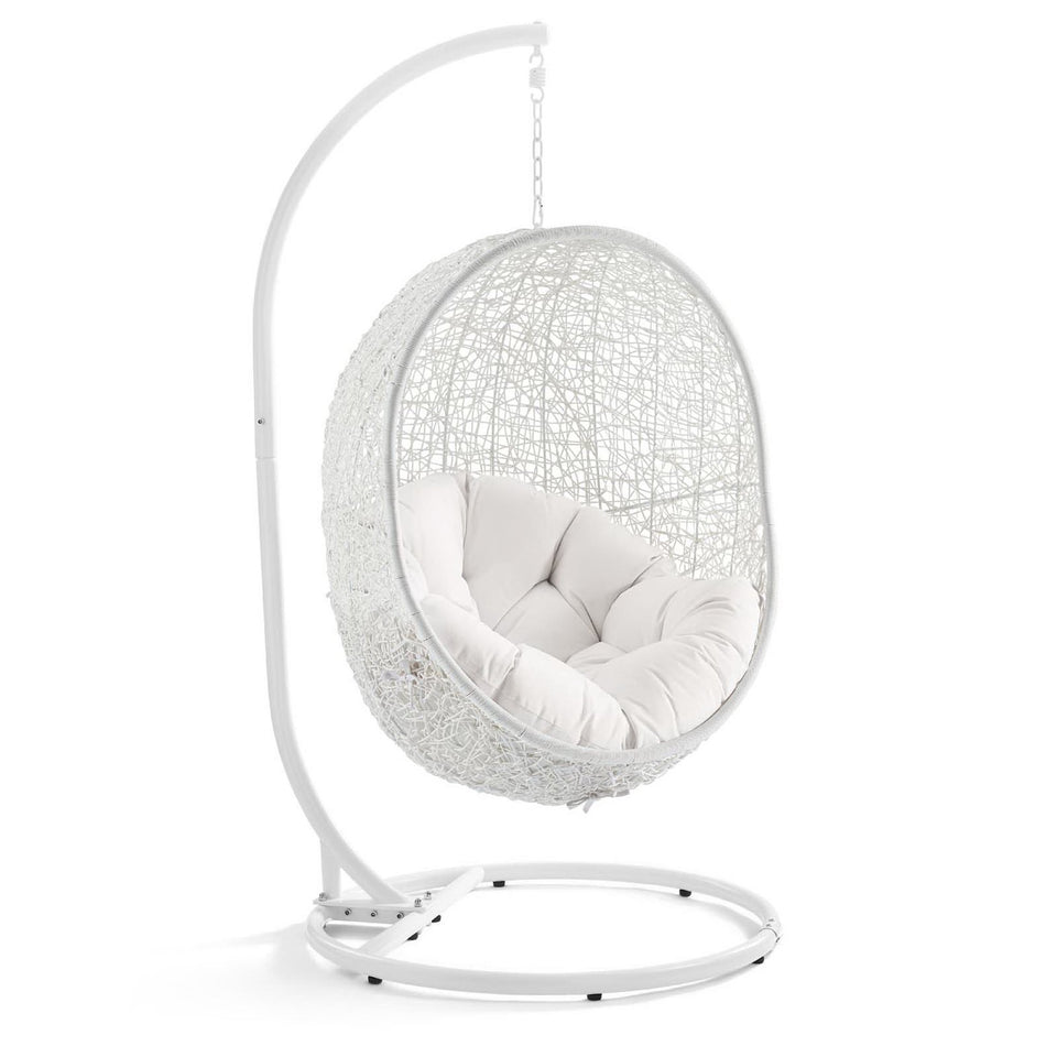 Hide Outdoor Patio Sunbrella® Swing Chair With Stand by Modway