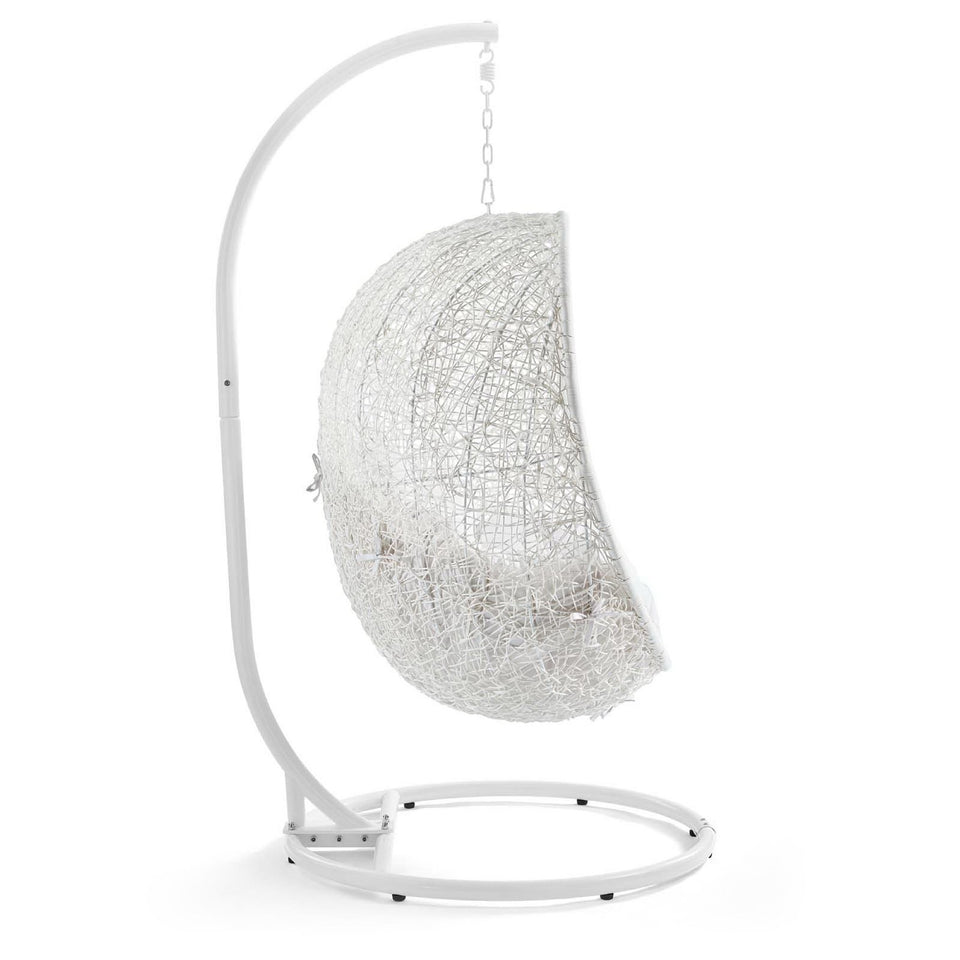 Hide Outdoor Patio Sunbrella® Swing Chair With Stand by Modway