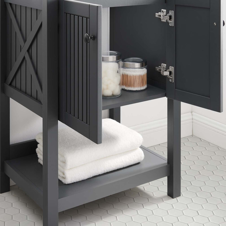Steam 23" Bathroom Vanity Cabinet (Sink Basin Not Included) by Modway