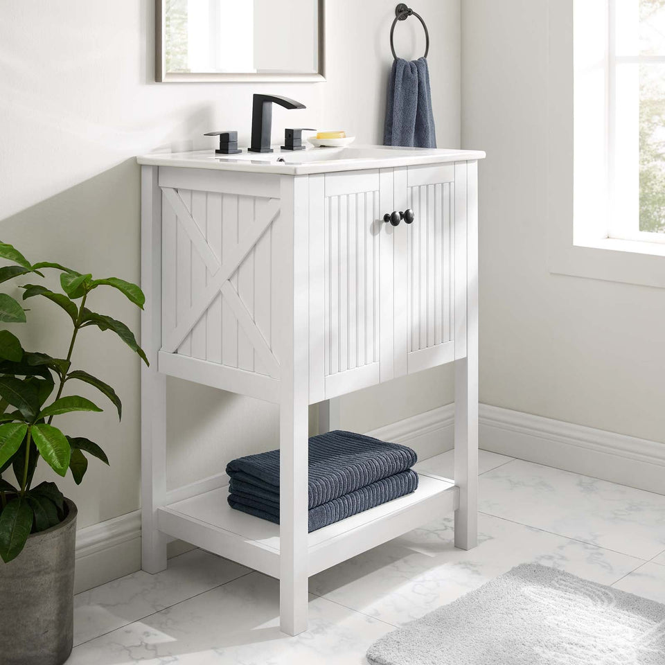 Steam 23" Bathroom Vanity Cabinet (Sink Basin Not Included) by Modway