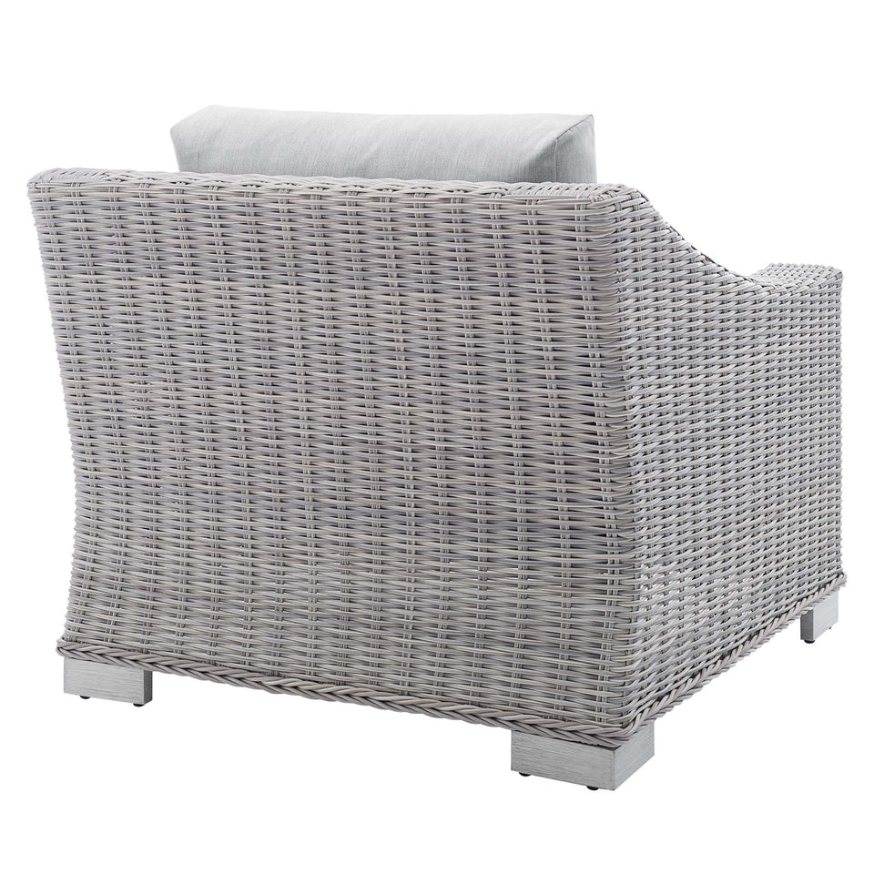 Conway Sunbrella® Outdoor Patio Wicker Rattan Armchair by Modway