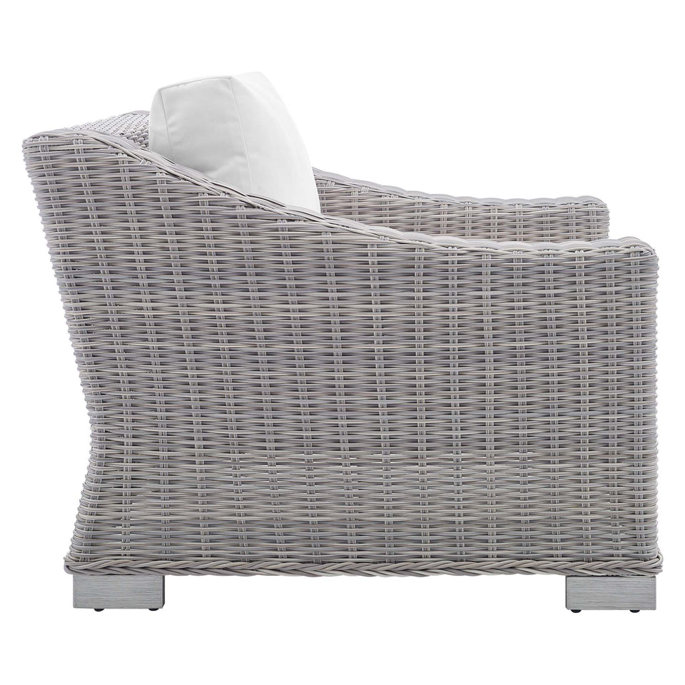 Conway Sunbrella® Outdoor Patio Wicker Rattan Armchair by Modway