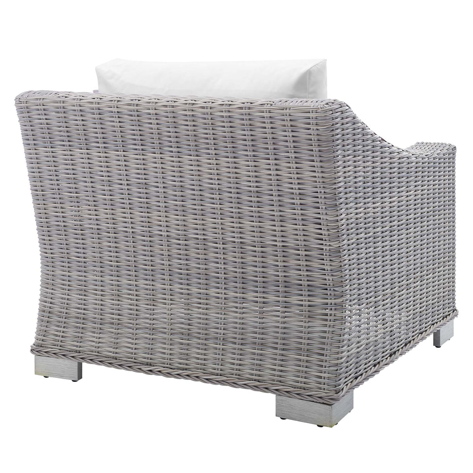Conway Sunbrella® Outdoor Patio Wicker Rattan Armchair by Modway