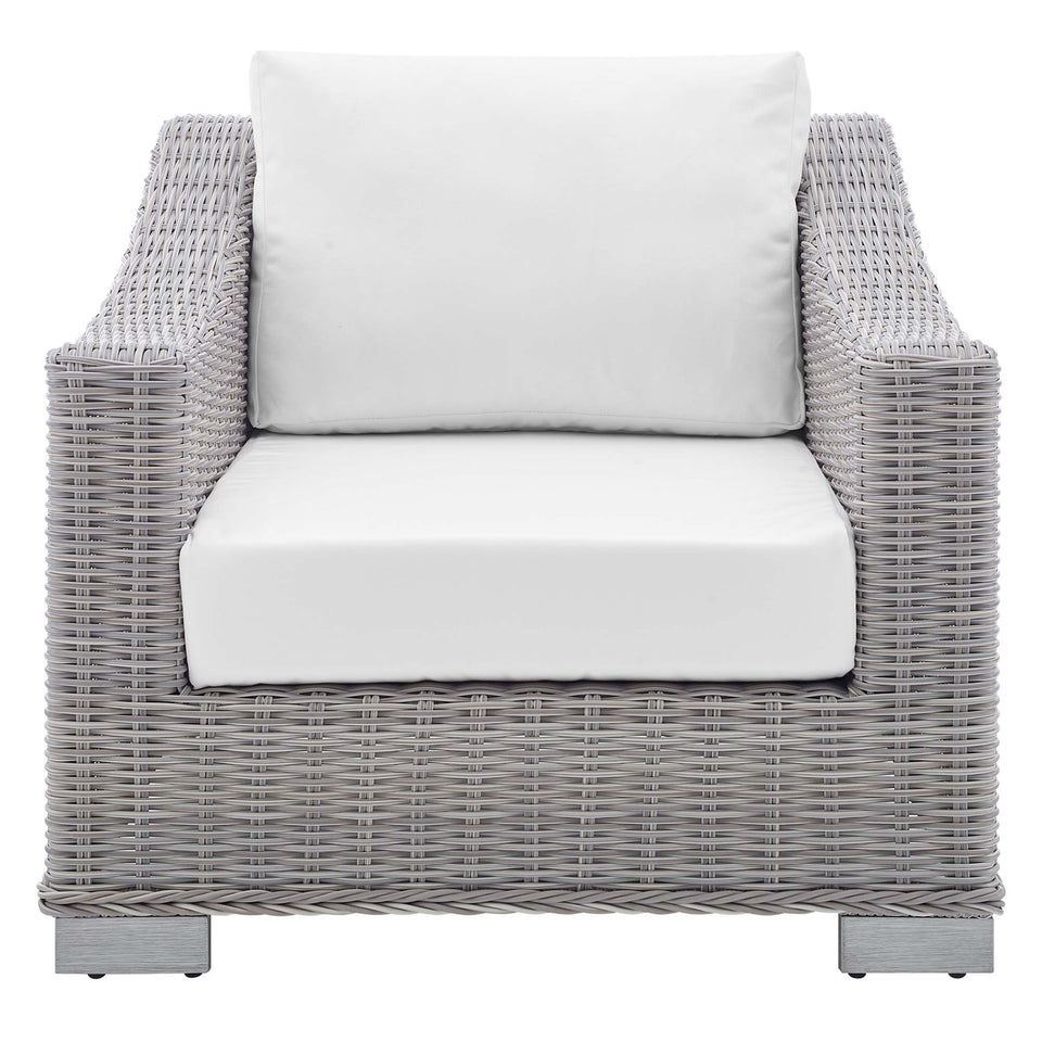 Conway Sunbrella® Outdoor Patio Wicker Rattan Armchair by Modway