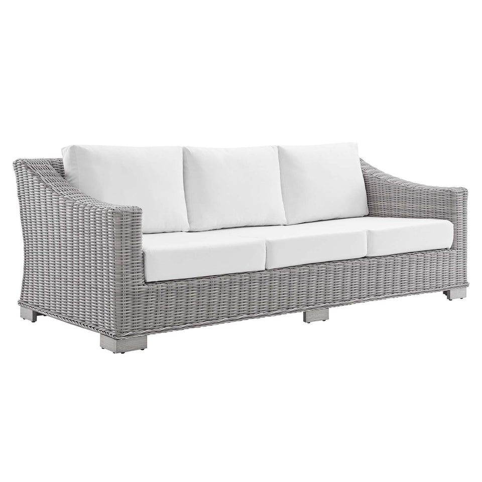 Conway Sunbrella® Outdoor Patio Wicker Rattan Sofa by Modway