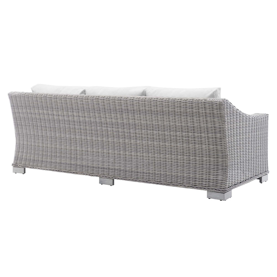 Conway Sunbrella® Outdoor Patio Wicker Rattan Sofa by Modway