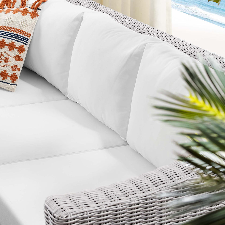 Conway Sunbrella® Outdoor Patio Wicker Rattan Sofa by Modway