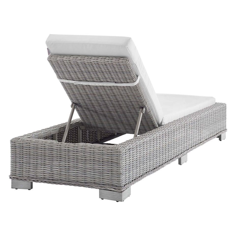 Conway Sunbrella® Outdoor Patio Wicker Rattan Chaise Lounge by Modway