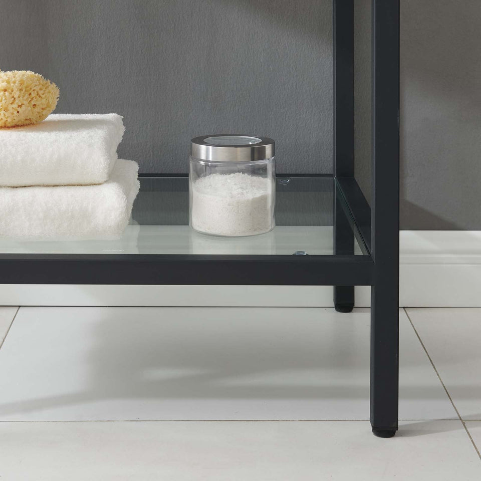 Kingsley Stainless Steel Bathroom Vanity by Modway