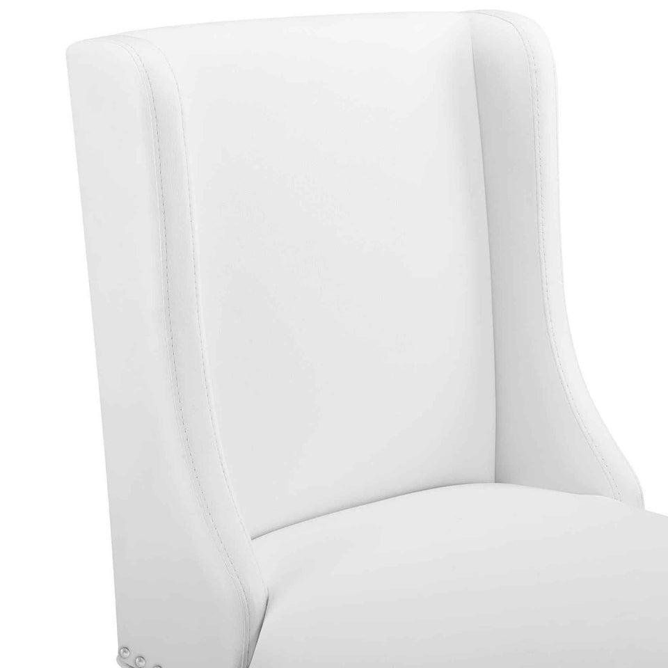 Baron Faux Leather Counter Stool Set of 2 by Modway