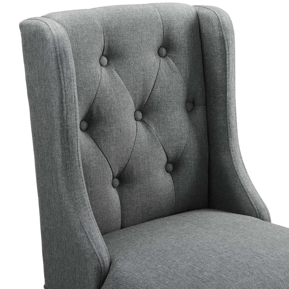 Baronet Upholstered Fabric Counter Bar Stool Set of 2 by Modway