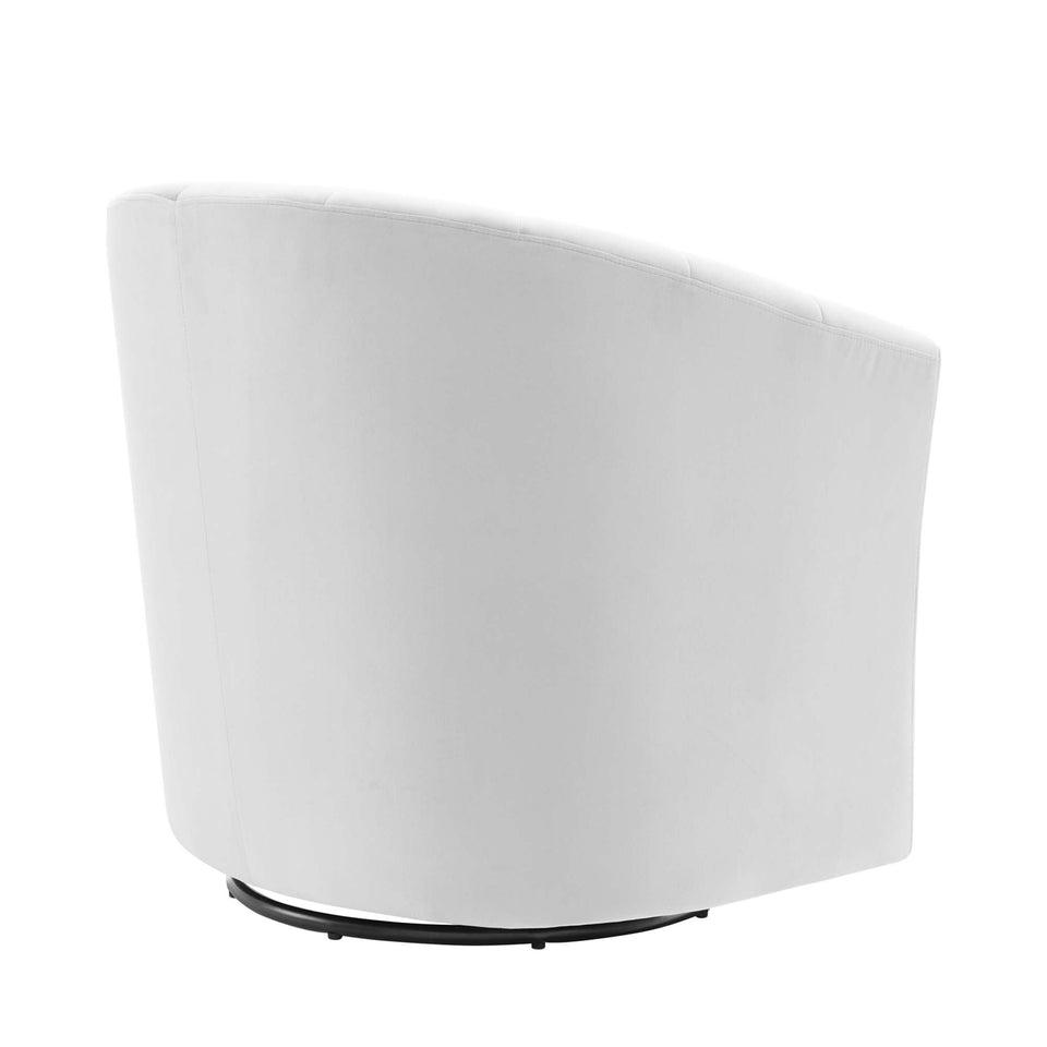 Prospect Performance Velvet Swivel Armchair by Modway