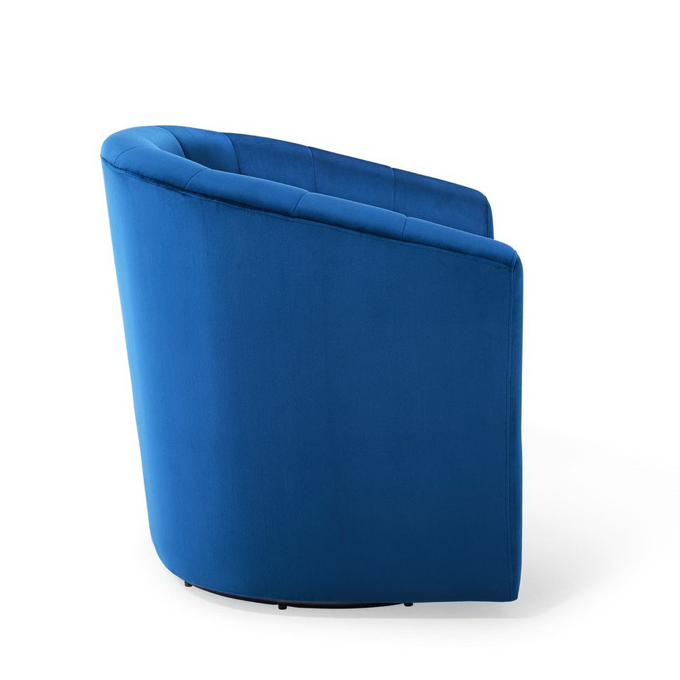 Prospect Performance Velvet Swivel Armchair by Modway