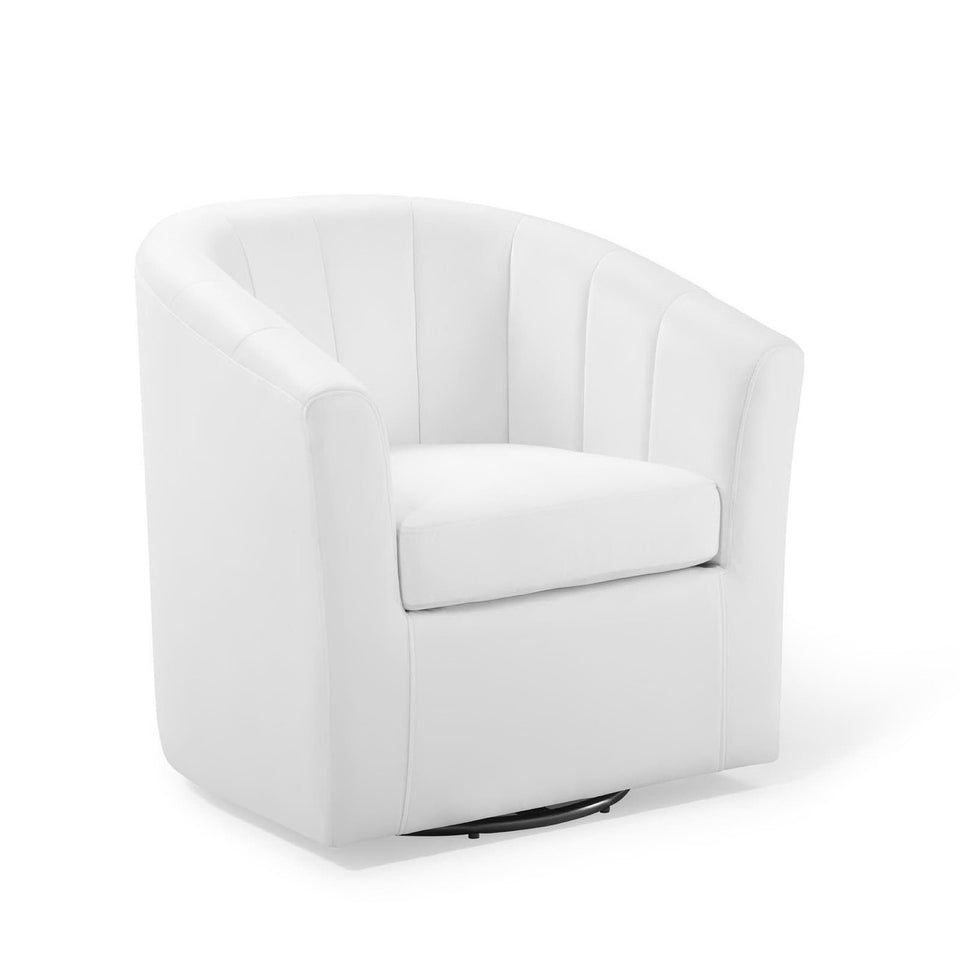 Prospect Performance Velvet Swivel Armchair by Modway