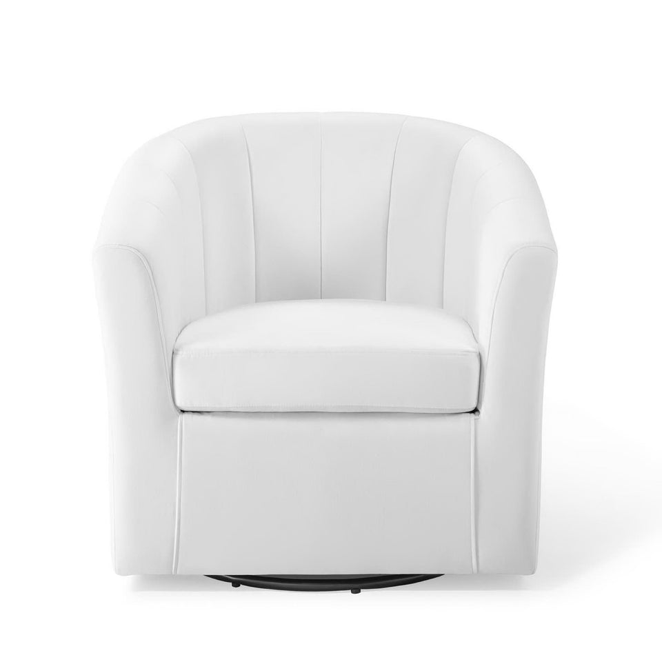 Prospect Performance Velvet Swivel Armchair by Modway