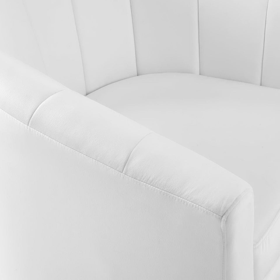 Prospect Performance Velvet Swivel Armchair by Modway
