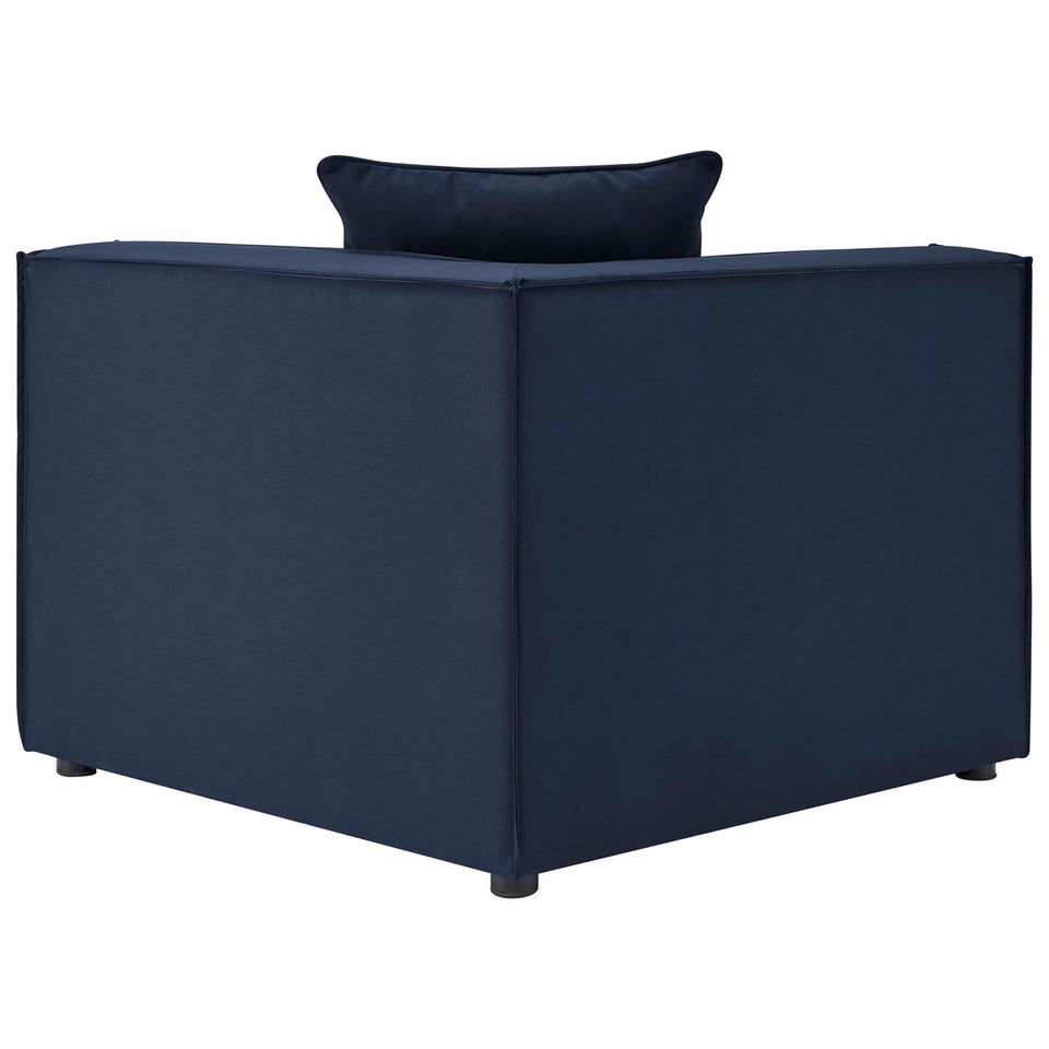 Saybrook Outdoor Patio Upholstered Sectional Sofa Corner Chair by Modway