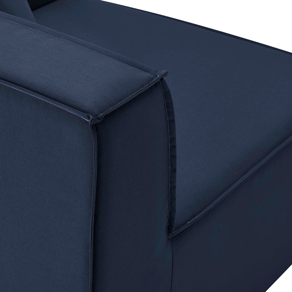 Saybrook Outdoor Patio Upholstered Sectional Sofa Corner Chair by Modway