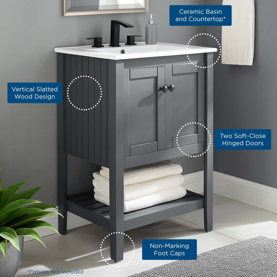 Prestige Bathroom Vanity Basin Included by Modway
