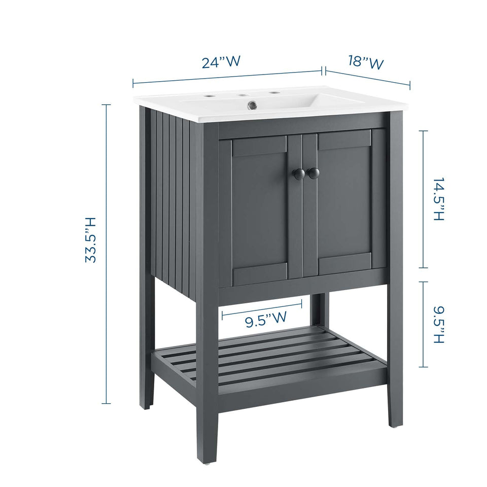 Prestige Bathroom Vanity Basin Included by Modway